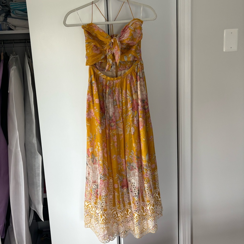 Zimmerman yellow and pink floral dress